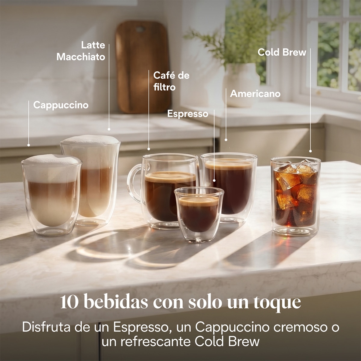 Cafetera Superautomática De´Longhi Rivelia Start EXAM420.55.BXL con Sistema Bean Switch - Negro Negro-5