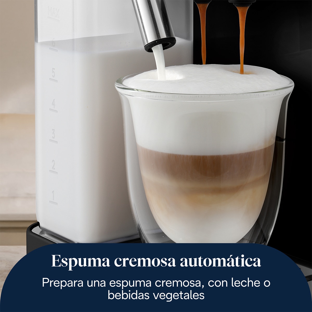 Cafetera Superautomática De´Longhi Rivelia Start EXAM420.55.BXL con Sistema Bean Switch - Negro Negro-7