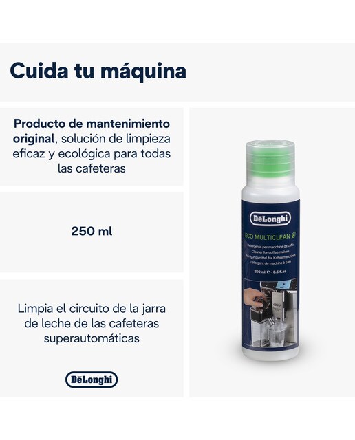 Descalcificador MultiClean DLSC550 para cafeteras De'Longhi 250 ml 2