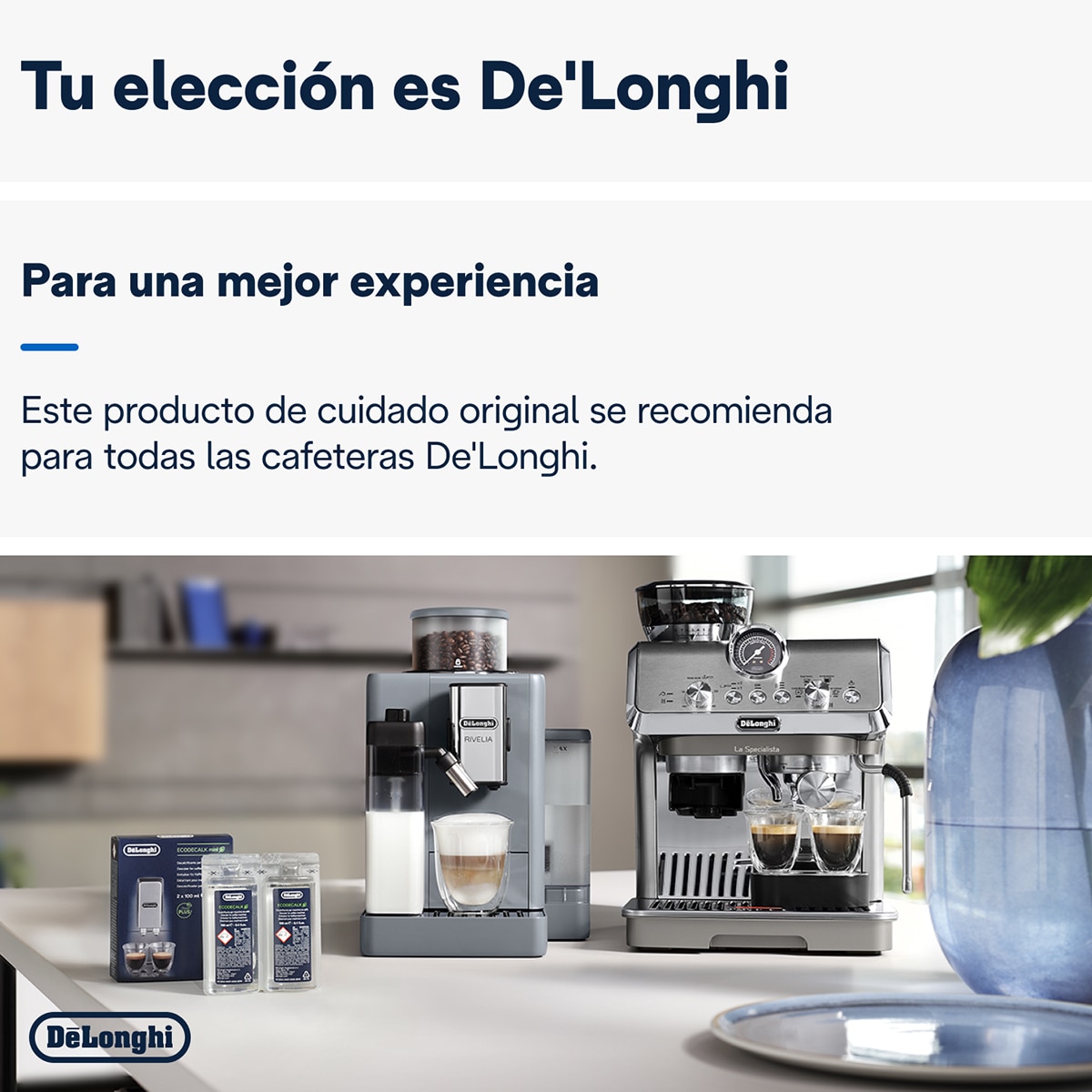 Descalcificante De'Longhi Ecodecal Mini para cafeteras 6