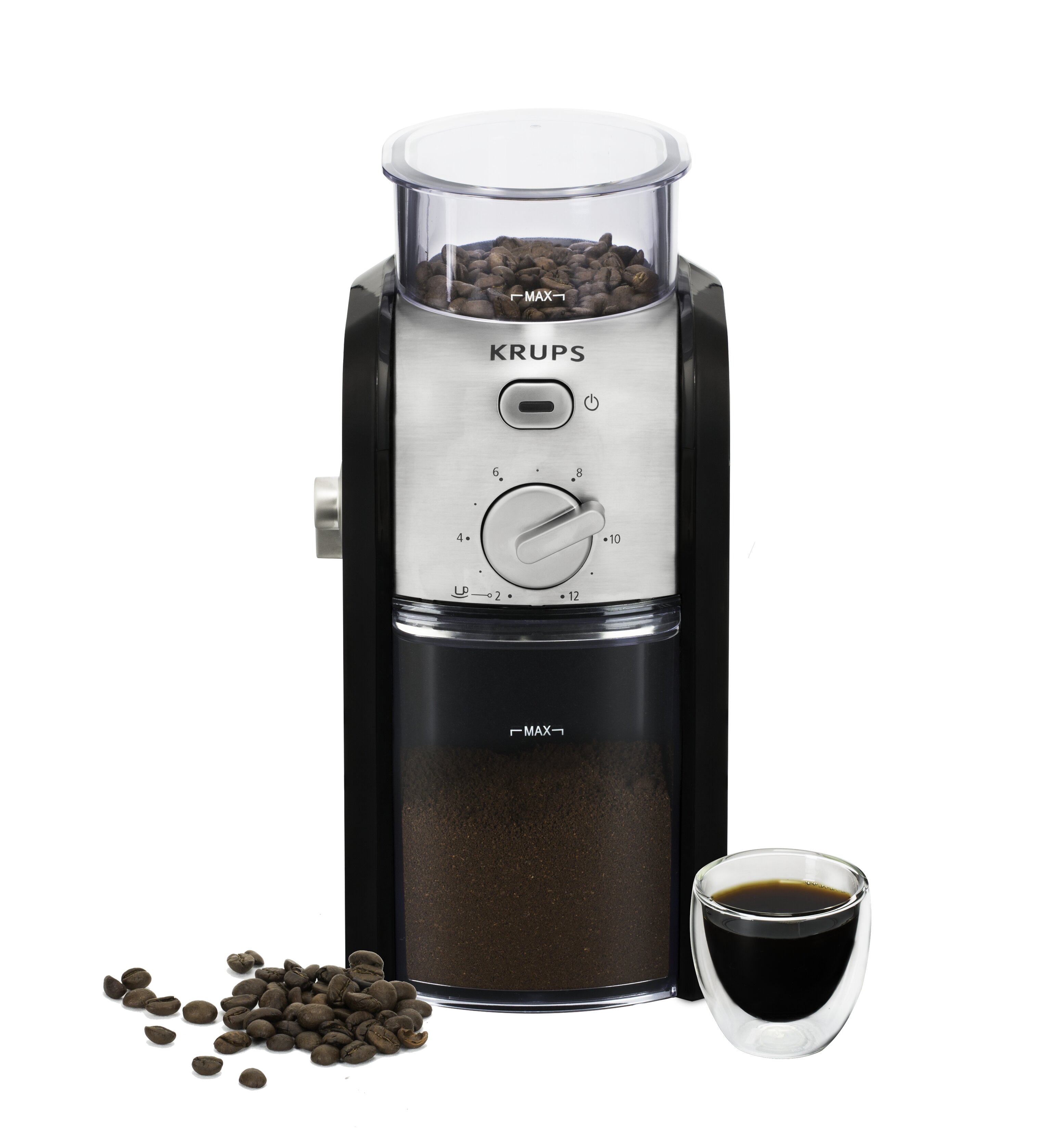 Molinillo de café Krups GVX242 con sistema de muelas Negro-6