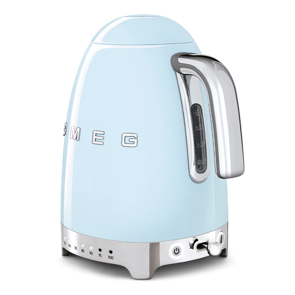 Hervidor SMEG KLF04PBEU estética Años 50 - Azul Azul-3