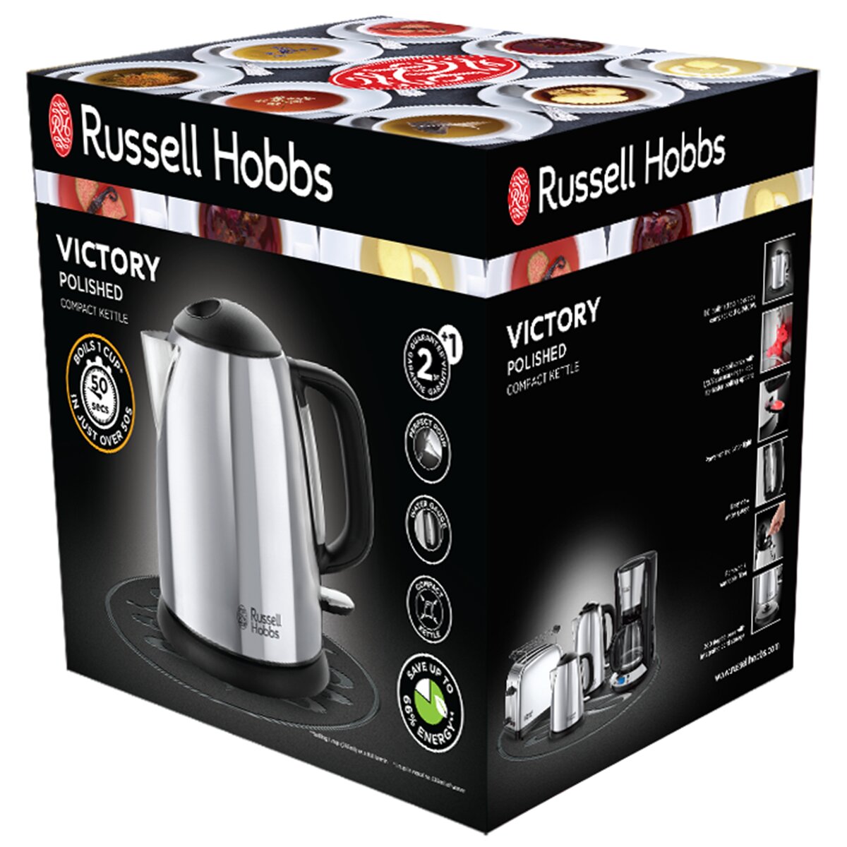 Hervidor Russell Hobbs Victory con capacidad de 1 litros 9