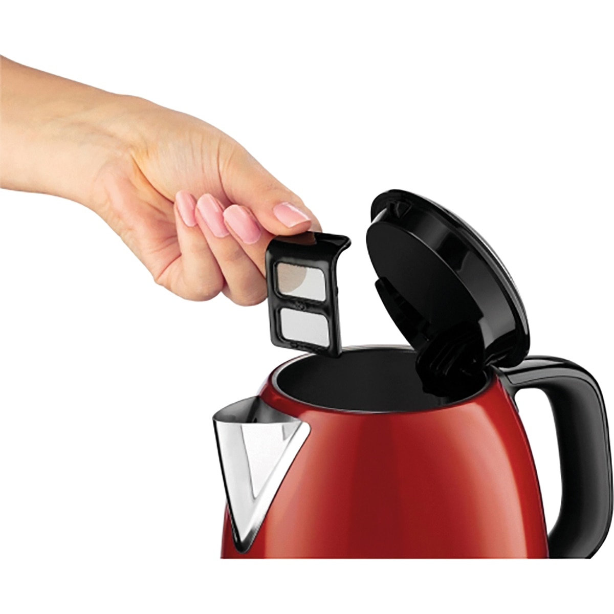 Hervidor Russell Hobbs Mini Colours Plus con capacidad de 1 litro Rojo-2