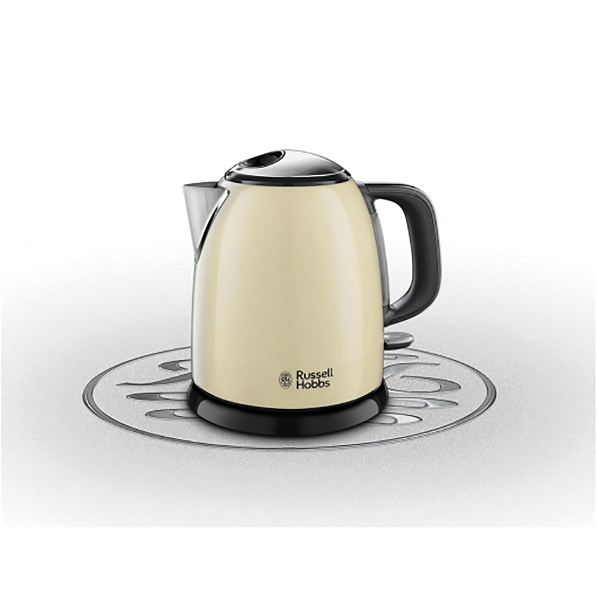 Hervidor Russell Hobbs Mini Colours Plus con capacidad de 1 litro Crema-2