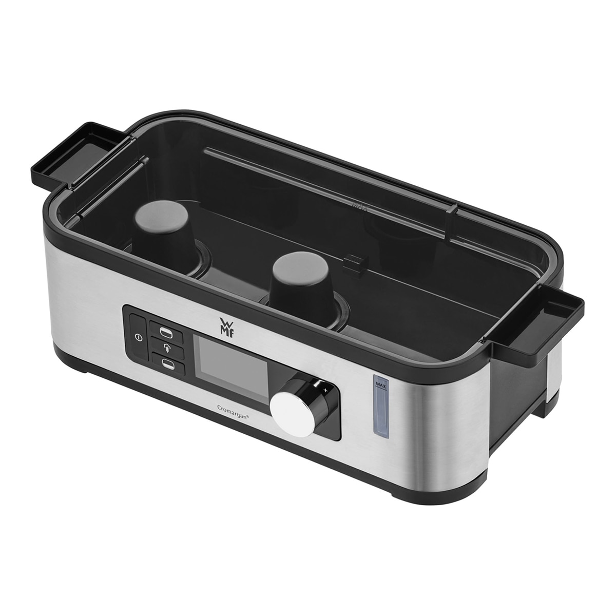 Vaporera WMF kitchenminis con 2 zonas de cocción - Negro / Plata Negro / Plata-3