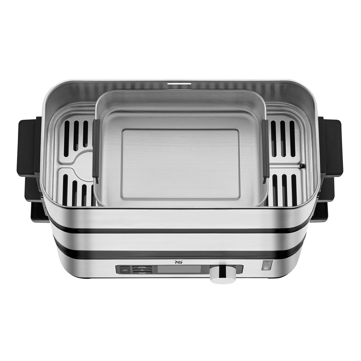 Vaporera WMF kitchenminis con 2 zonas de cocción - Negro / Plata Negro / Plata-5