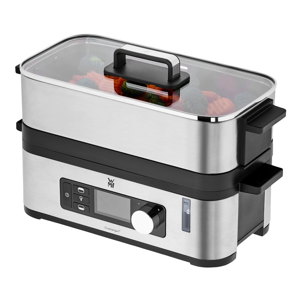 Vaporera WMF kitchenminis con 2 zonas de cocción - Negro / Plata Negro / Plata-7