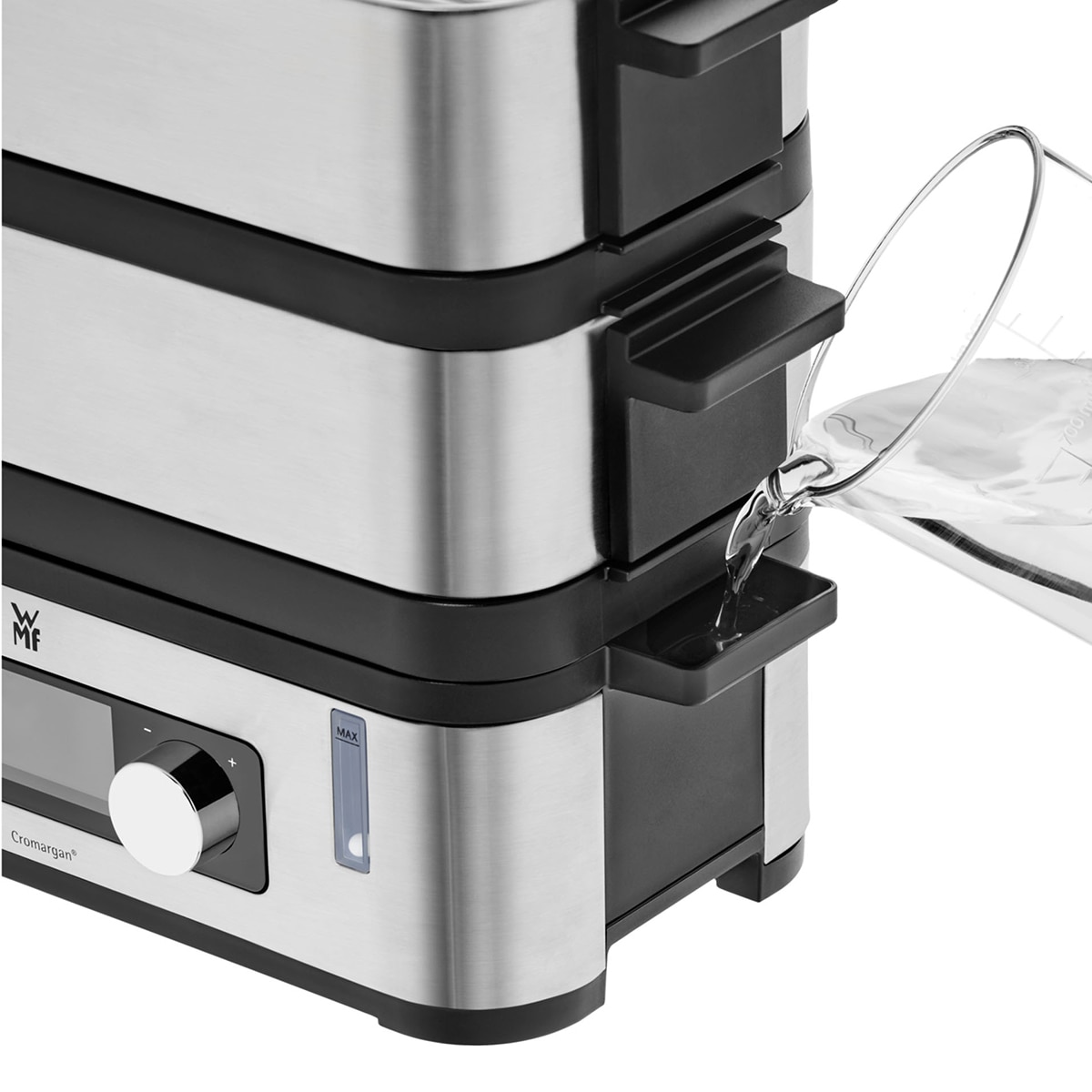 Vaporera WMF kitchenminis con 2 zonas de cocción - Negro / Plata Negro / Plata-8