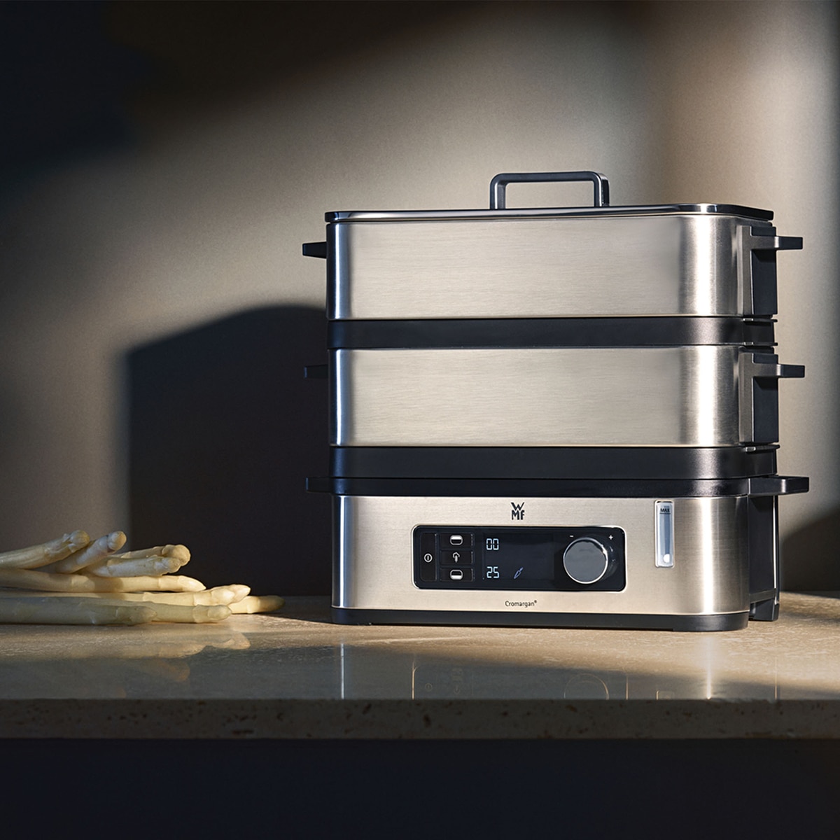 Vaporera WMF kitchenminis con 2 zonas de cocción - Negro / Plata Negro / Plata-10