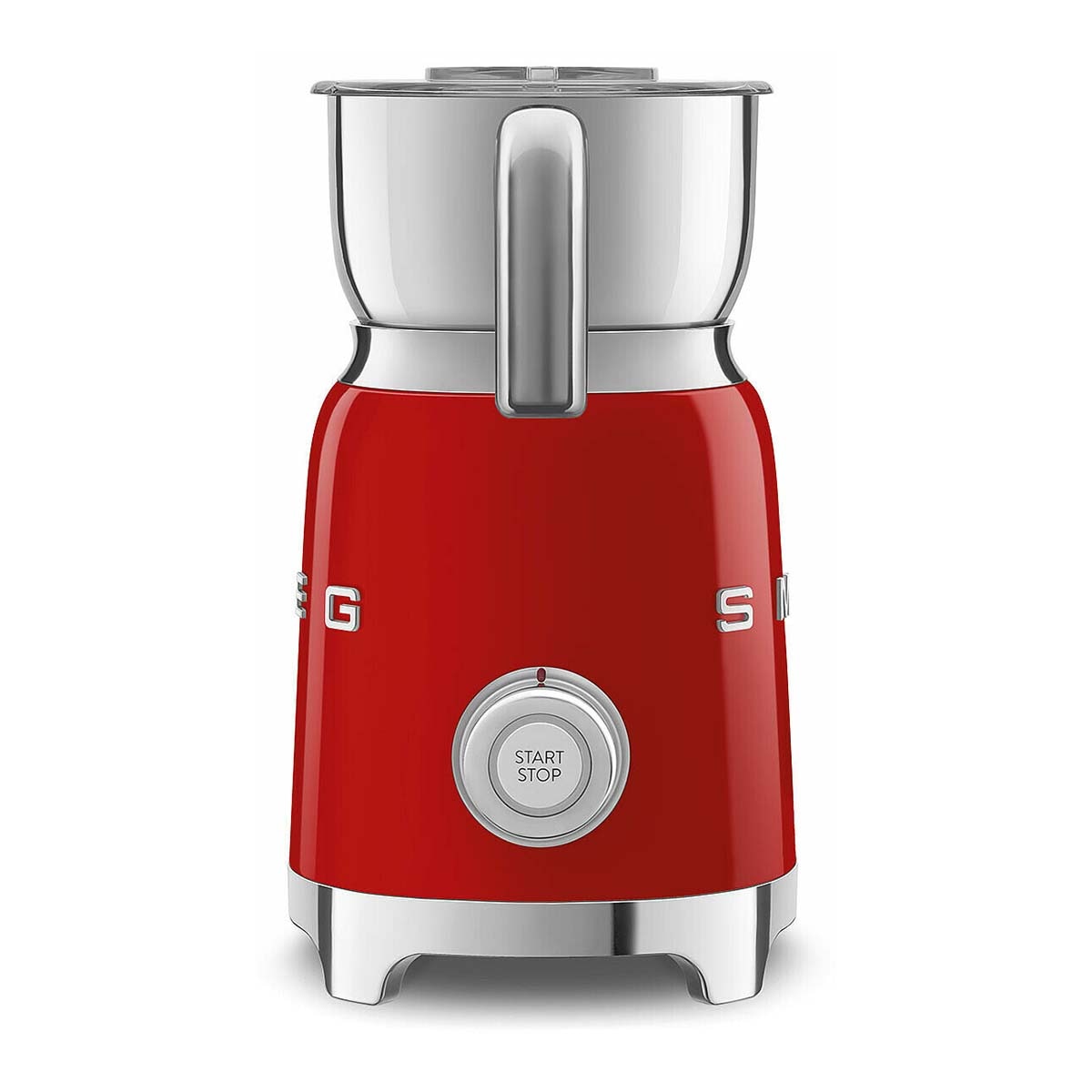 Espumador de leche Smeg MF11RDEU con estética 50'Style y acabado brillante - Rojo Rojo-2