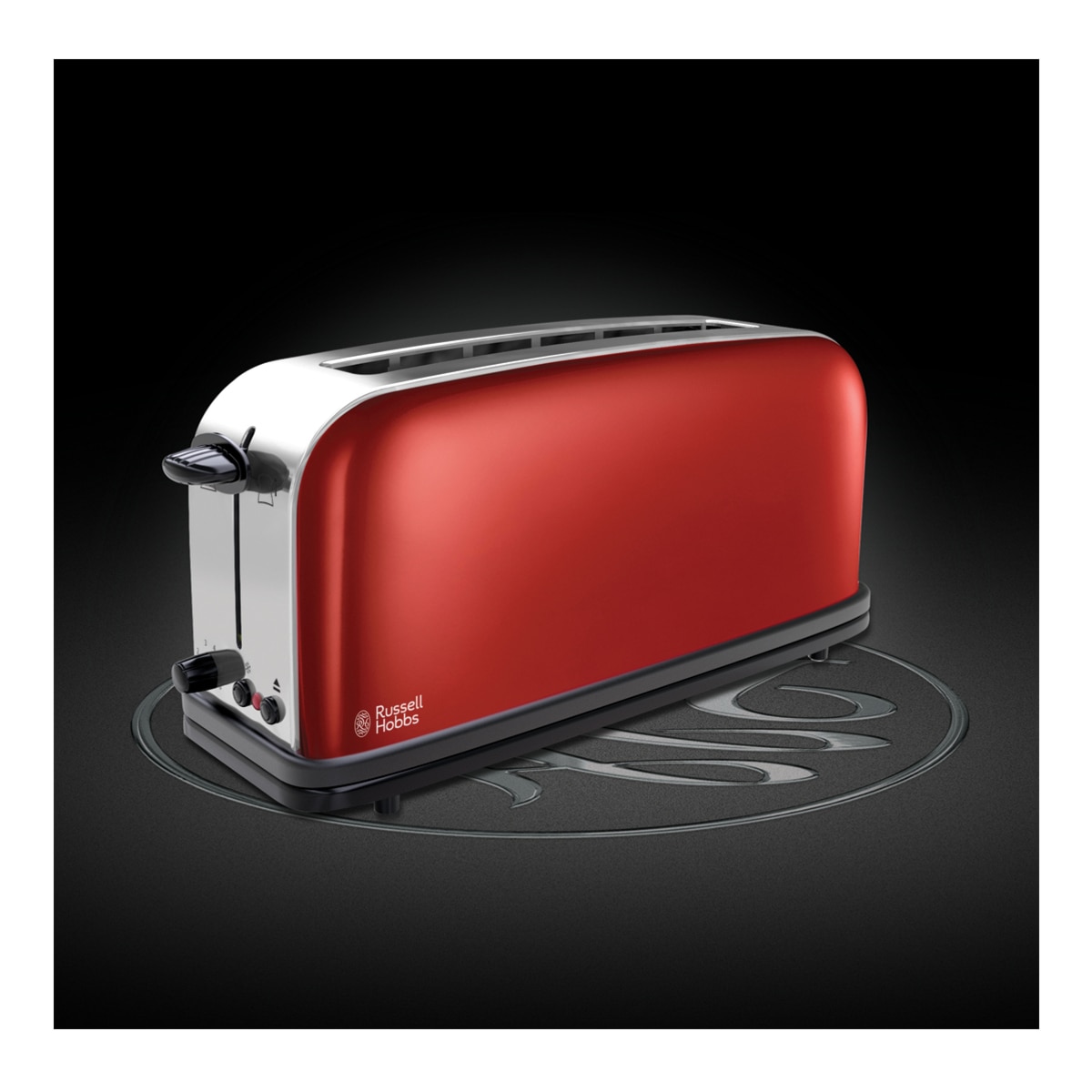 Tostador Russell Hobbs Colours Red con ranura alargada Rojo-4