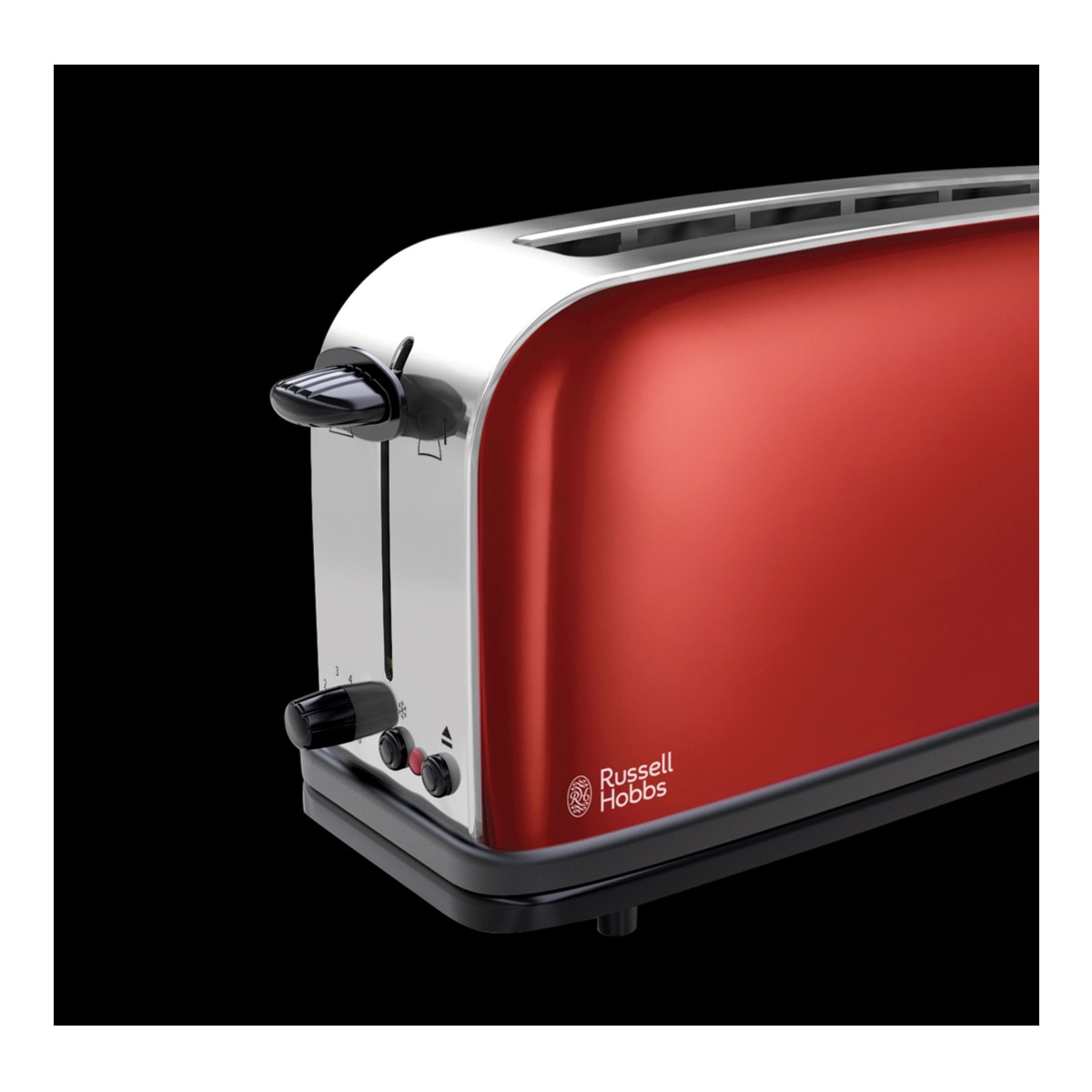 Tostador Russell Hobbs Colours Red con ranura alargada Rojo-6
