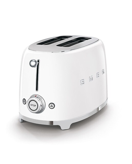 Tostador Smeg 50's Style con 2 ranuras - Blanco Blanco-2