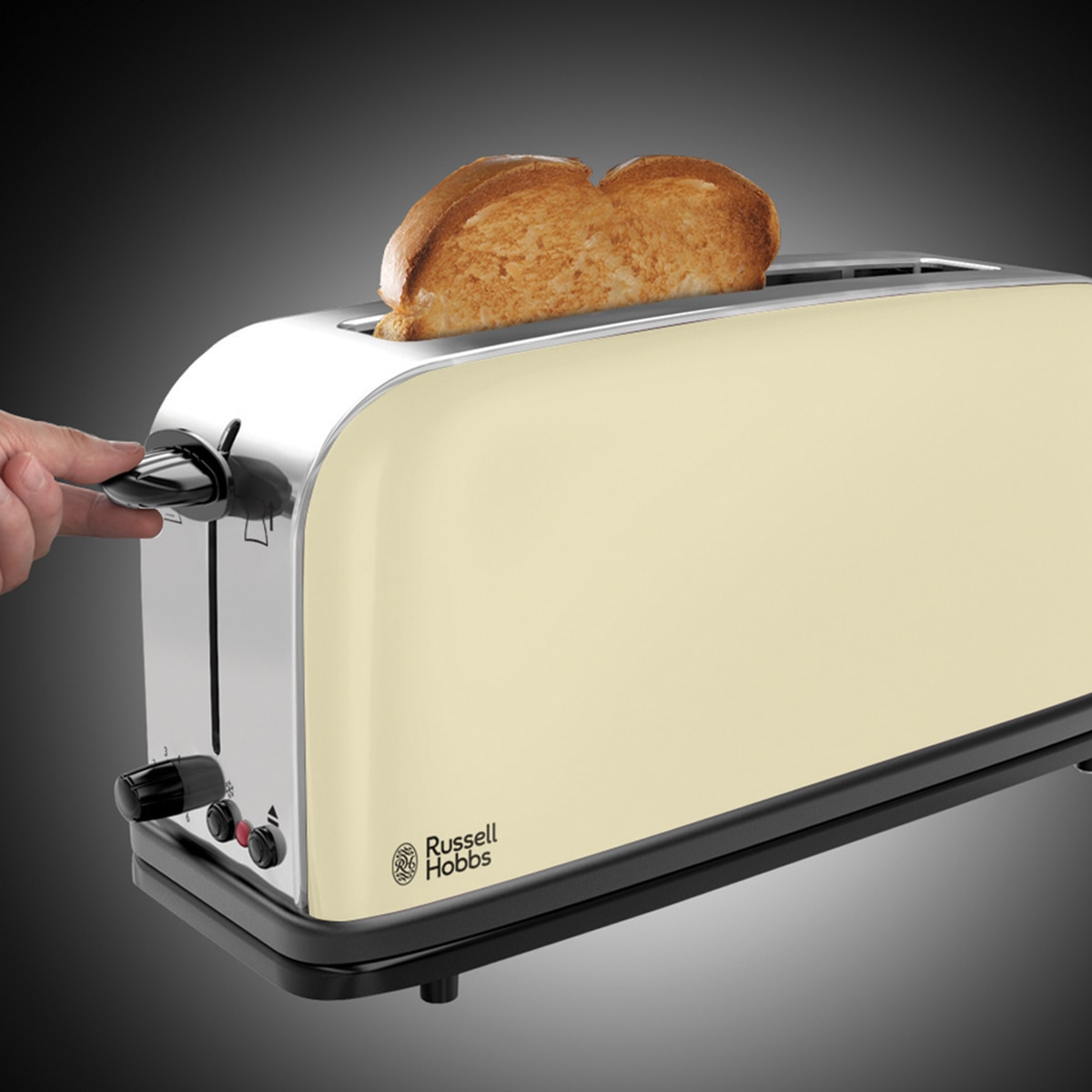 Tostador Russell Hobbs Colours Plus para 2 rebanadas Crema-3