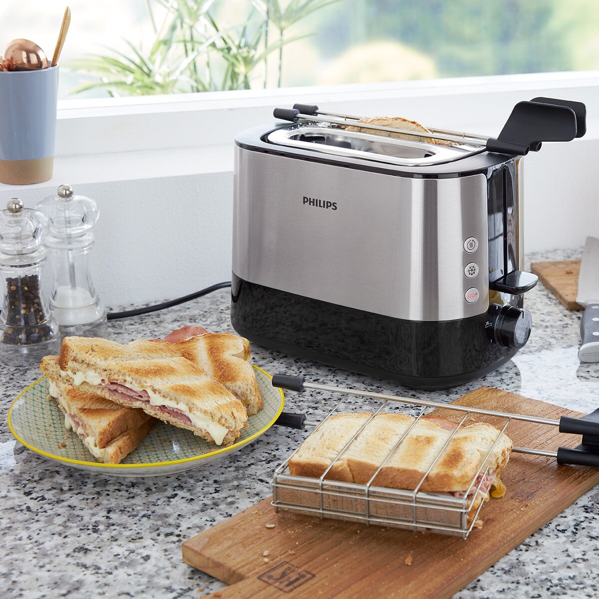 Torradeira Philips HD2639/90 de 730 W com 2 Fendas Curtas Extra-Largas - Inox Inox-5