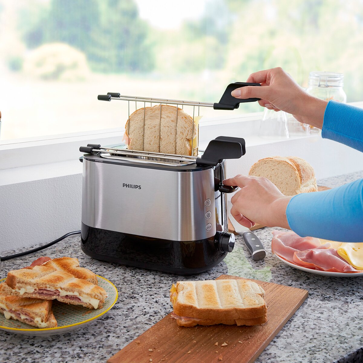 Torradeira Philips HD2639/90 de 730 W com 2 Fendas Curtas Extra-Largas - Inox Inox-6