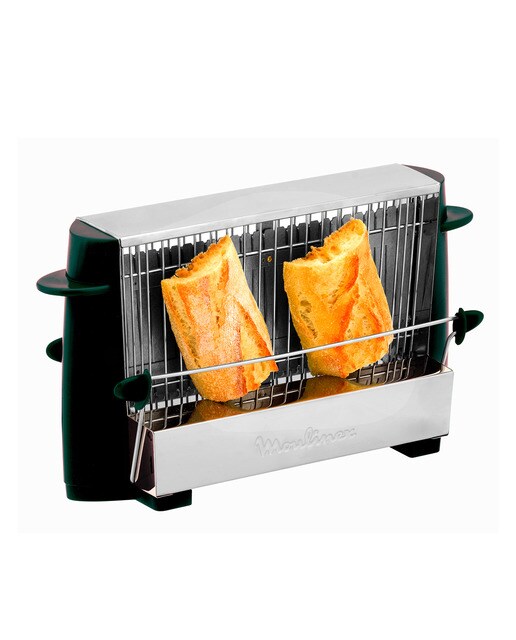 Tostador clásico Moulinex A15453 Multipan para todo tipo de pan, 760 W Negro-4