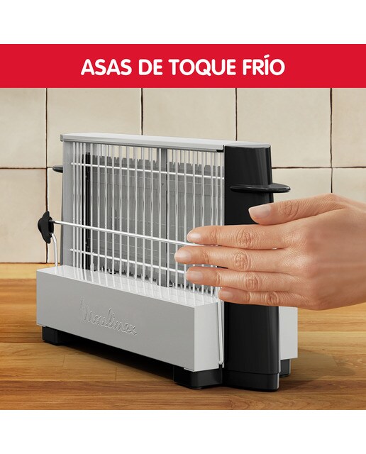 Tostador clásico Moulinex A15453 Multipan para todo tipo de pan, 760 W Negro-7