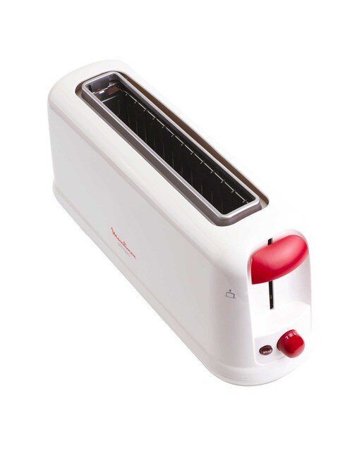Tostador Moulinex Principio: ranura extra larga de 25cm y descongela Blanco-3