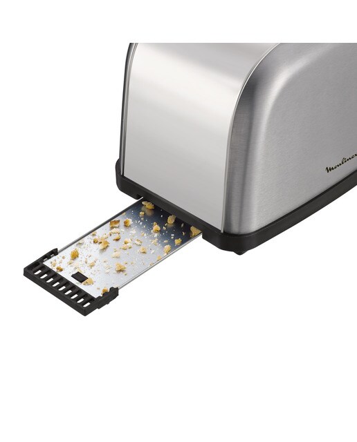 Tostador Moulinex Classic con 2 ranuras largas Inox-4
