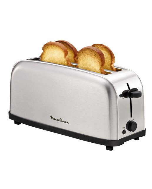 Tostador Moulinex Classic con 2 ranuras largas Inox-5