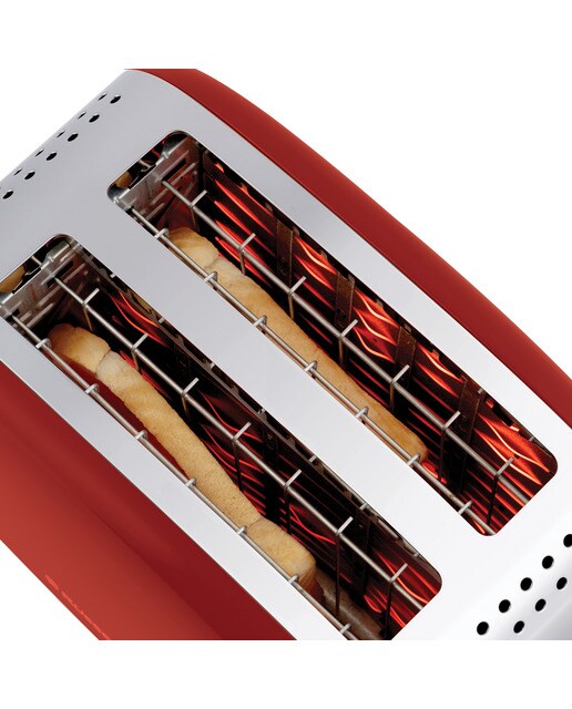 Tostador Russell Hobbs Colours Red con 2 ranuras Rojo-4