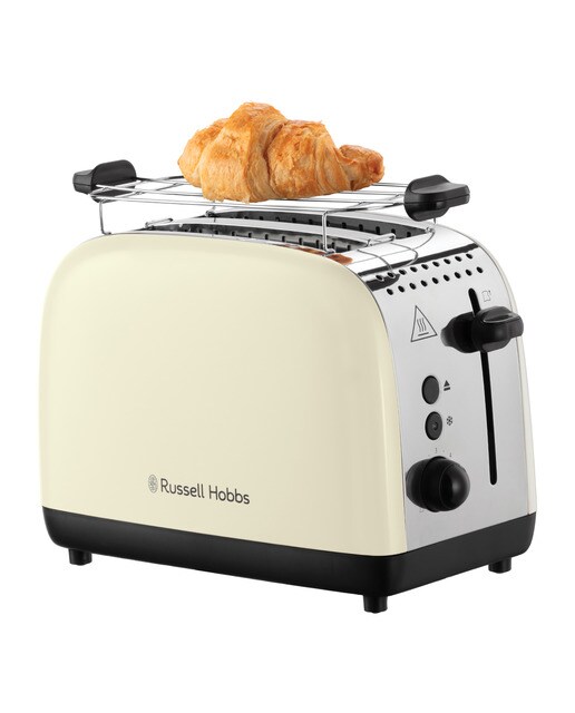Tostador Russell Hobbs Colours Plus Cream con 2 ranuras Crema-3