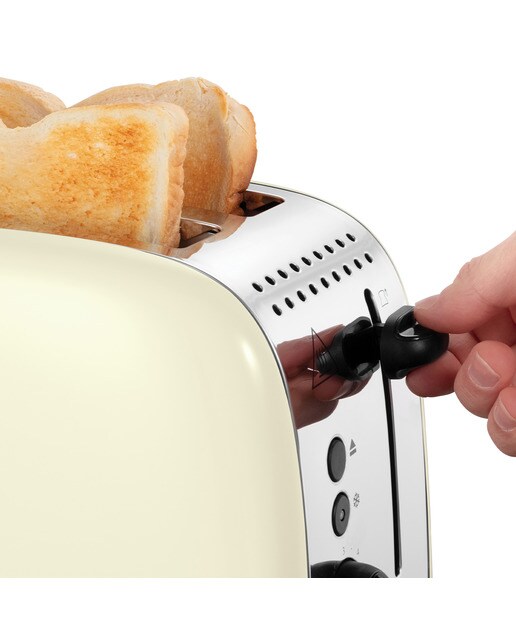 Tostador Russell Hobbs Colours Plus Cream con 2 ranuras Crema-5