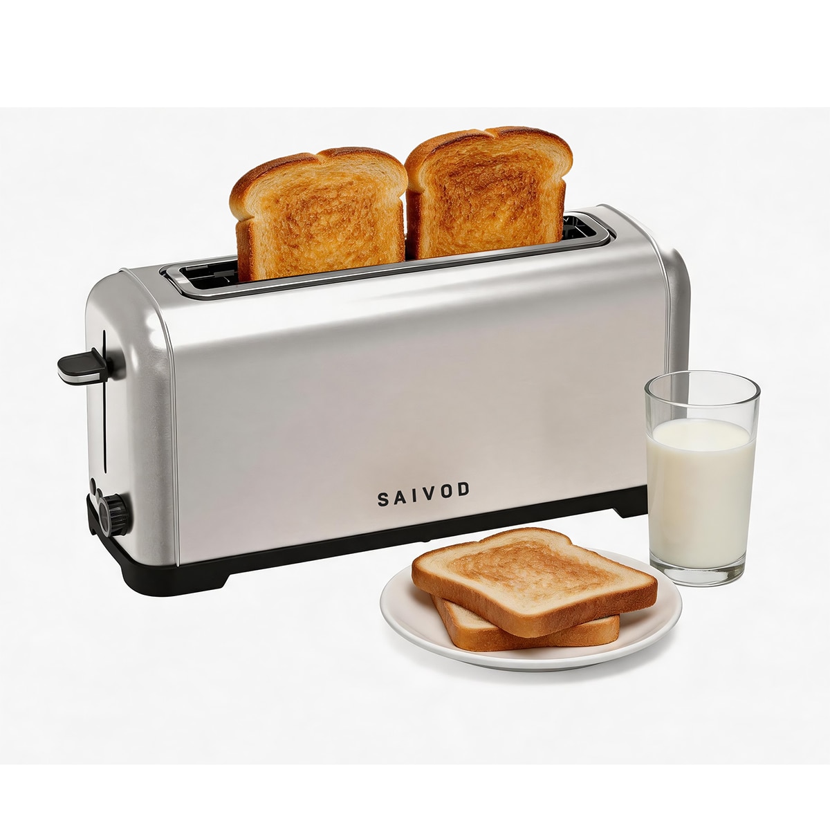 Torradeira Saivod ST-3018X de 850 W com 1 Fenda Longa - Inox Aço Inoxidável Escovado-4