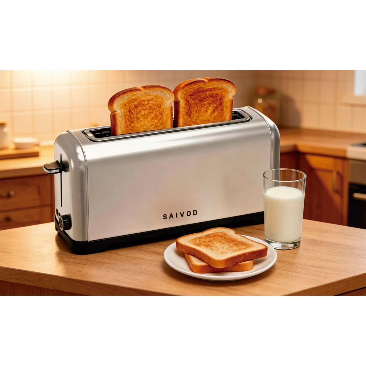 Torradeira Saivod ST-3018X de 850 W com 1 Fenda Longa - Inox Aço Inoxidável Escovado-7