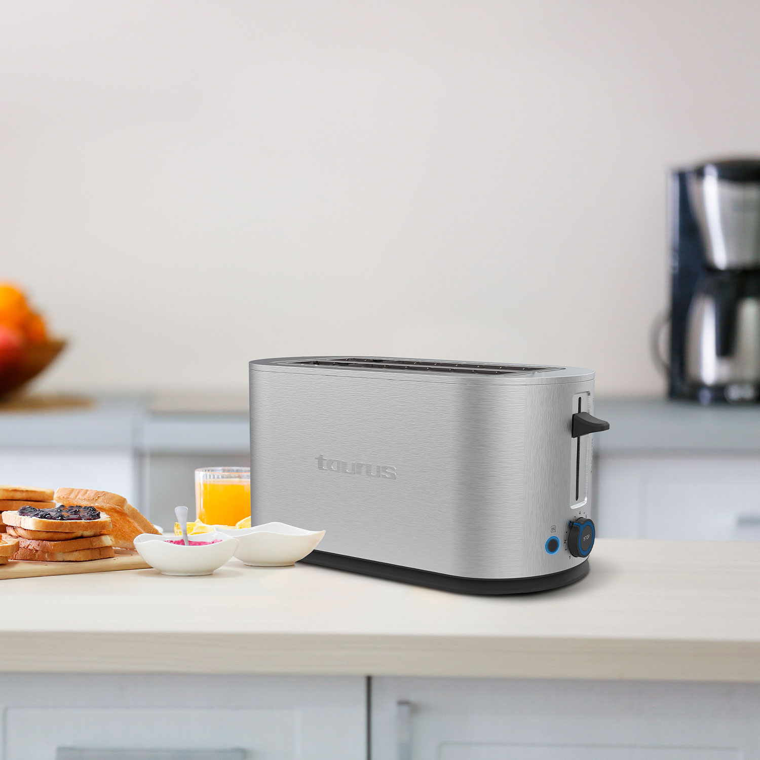 Tostador Taurus Mytoast Duplo Legend para 2 rebanadas Inox / Negro-2