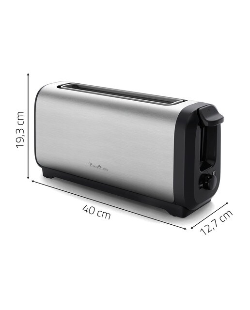 Tostador Moulinex Subito LS5S0D con ranura larga Inox-3