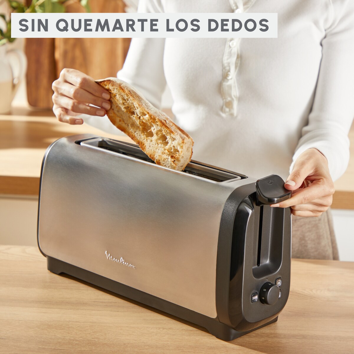 Tostador Moulinex Subito LT5S0D con ranura larga · Moulinex · El