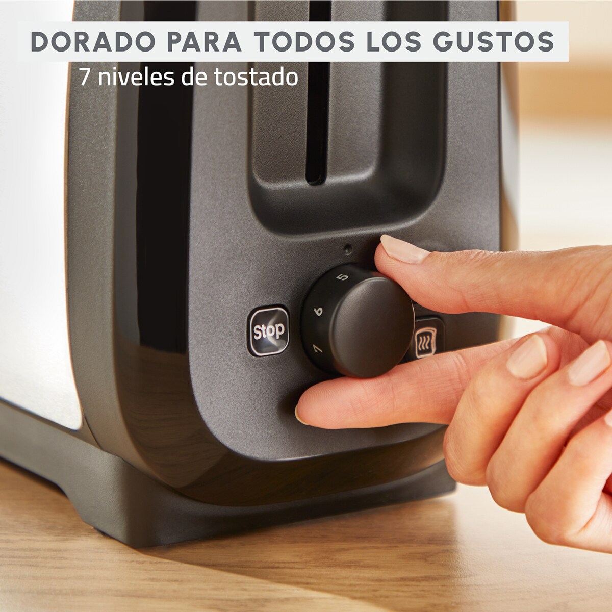 Tostador Moulinex Subito LT5S0D Inox, 2 ranuras, tuesta más rápido Inox-6