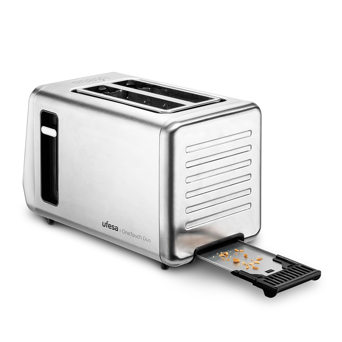 Tostador Ufesa one touch duo con pantalla LED Inox-5