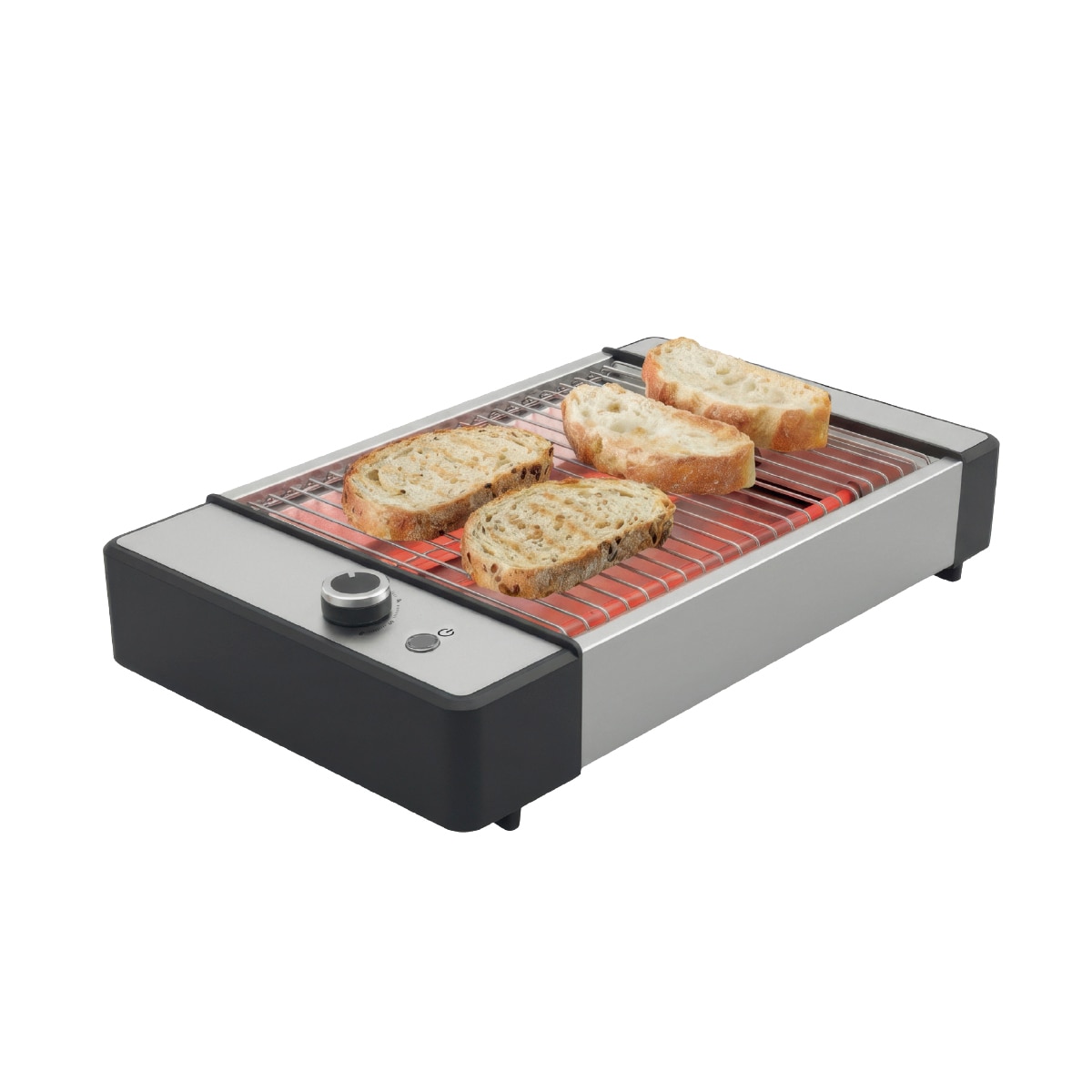 Tostador plano Saivod TP-126, mecánico, con 3 elementos de calor Inox-2
