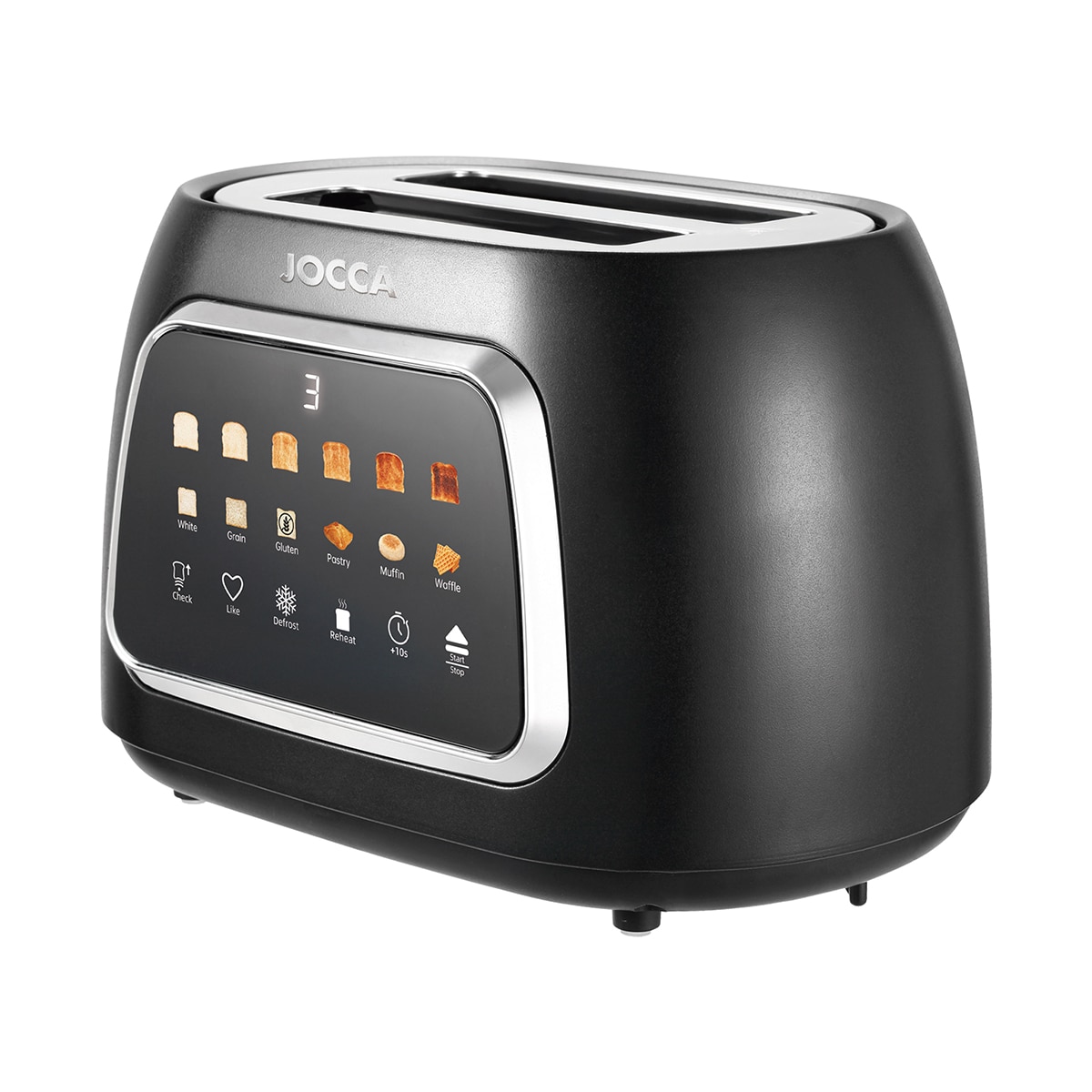 Tostador Jocca 2904N con 2 ranuras Negro-3