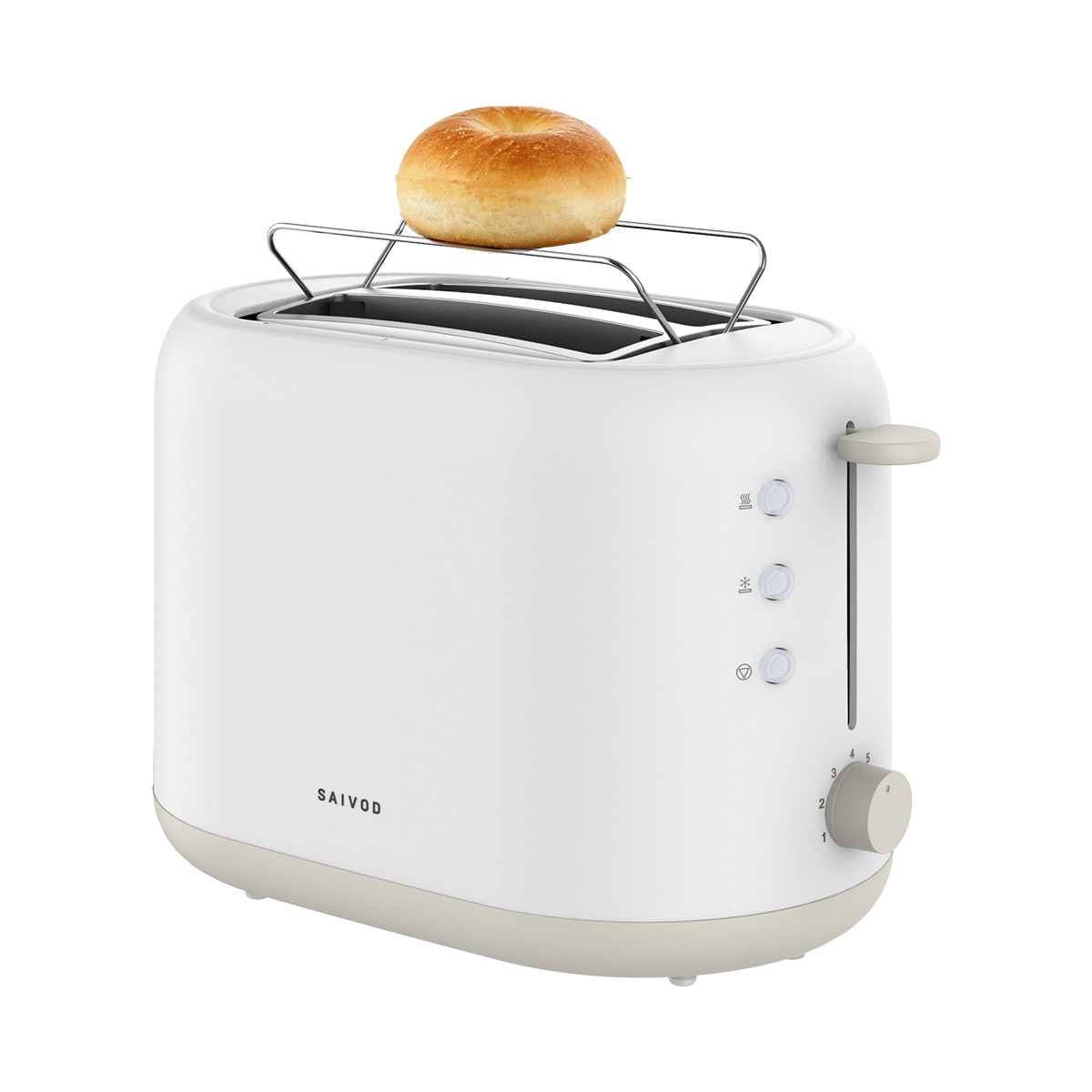 Tostador Saivod T350NA con dos ranuras - Blanco Blanco-5