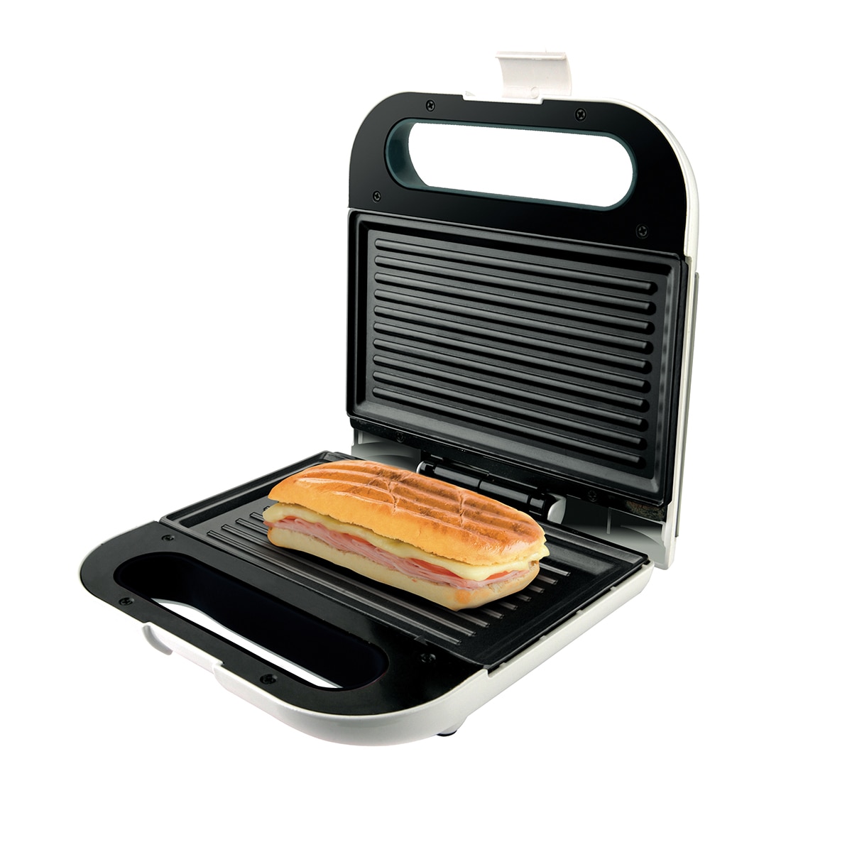 Sandwichera grill Taurus Phoenix Luxe con placas antiadherentes Gris-2