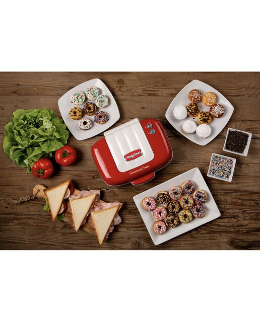 Sandwichera Ariete Party time 3 en 1 - Rojo Rojo-5