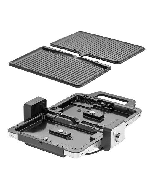Imagen 3 de Sandwichera y Grill WMF Lono Contact Grill 2 en 1 - Inox Inox