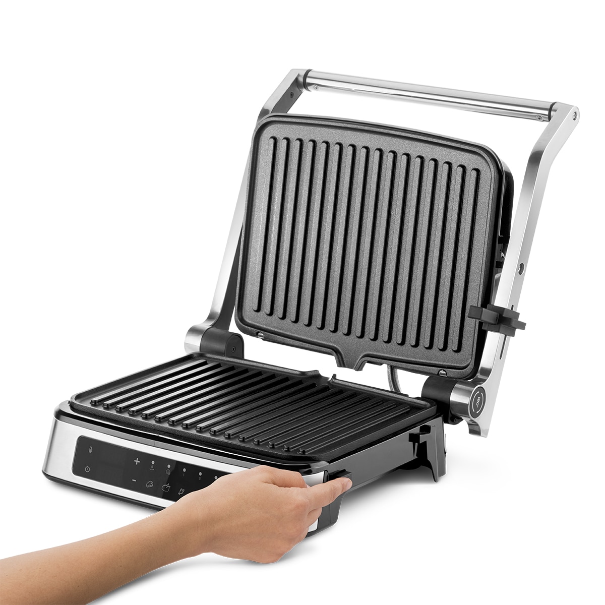 Grill Ufesa Everest con pantalla táctil Inox-8