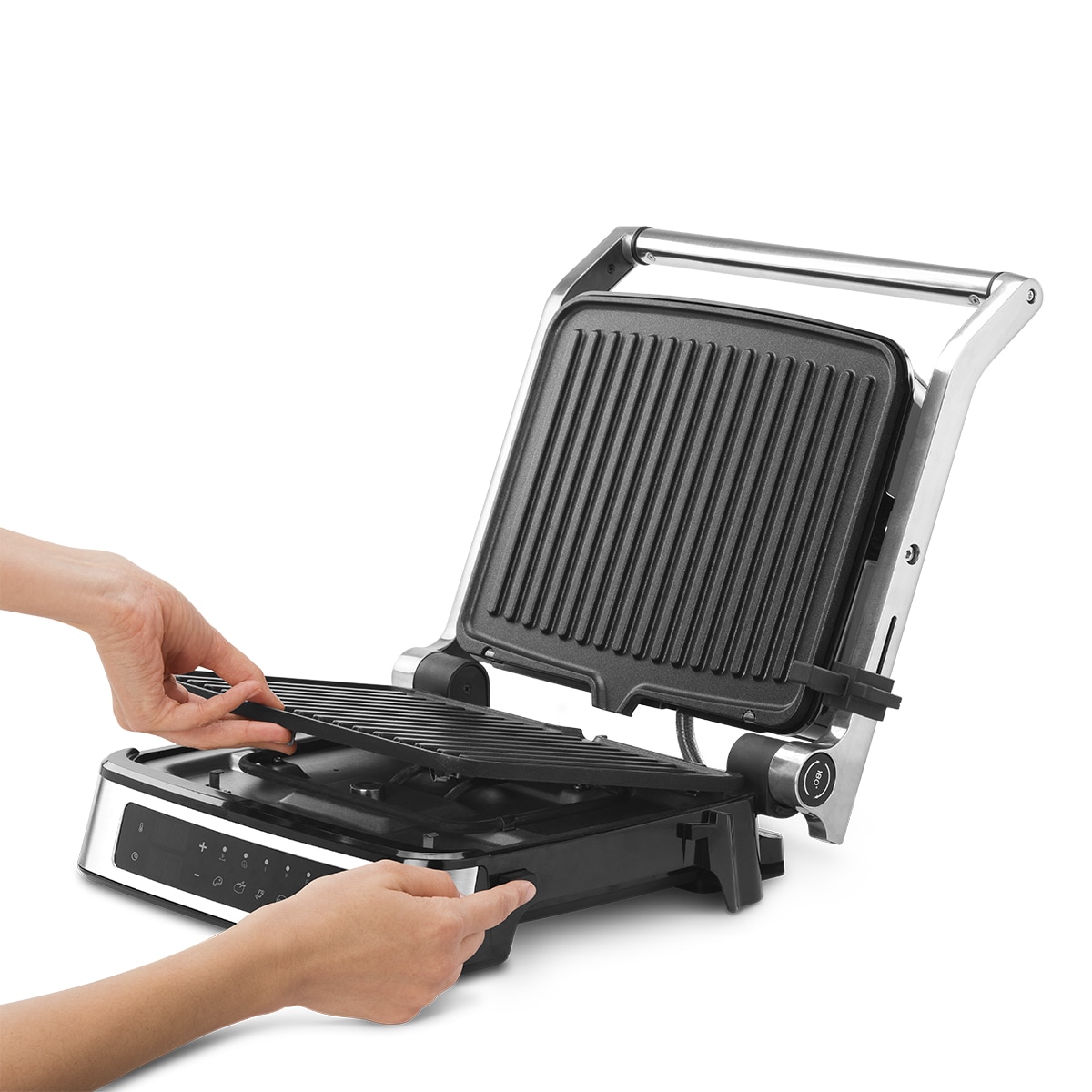 Grill Ufesa Everest con pantalla táctil Inox-9