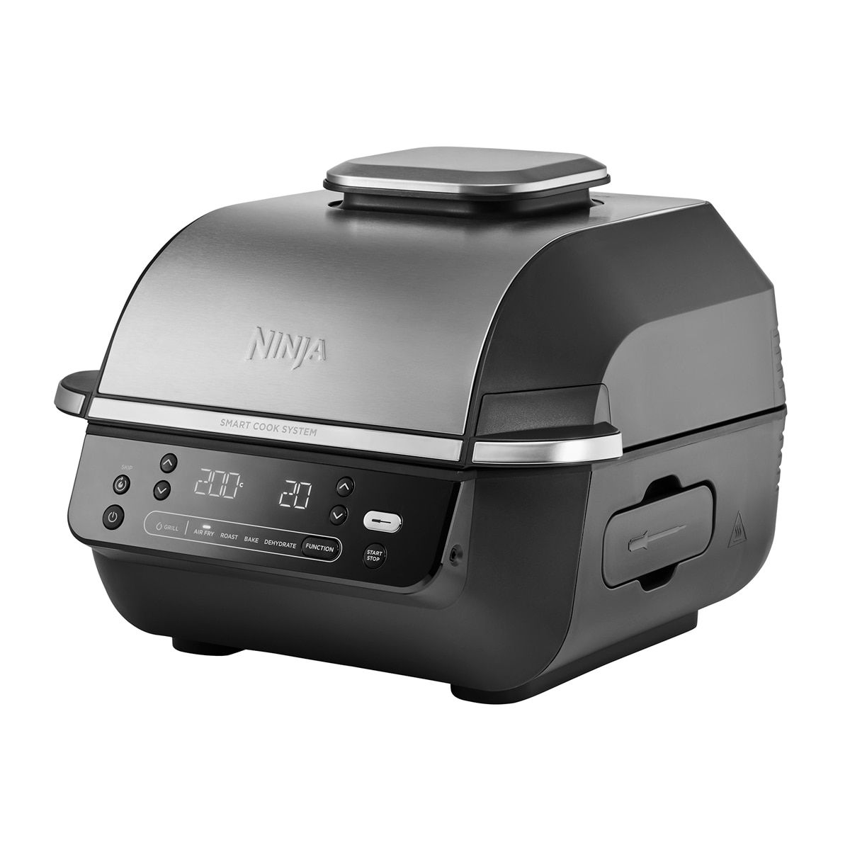 Freidora aire con parrilla/grill de interior 5 en 1 Ninja Foodi EG351EU - Plateado Plateado-5