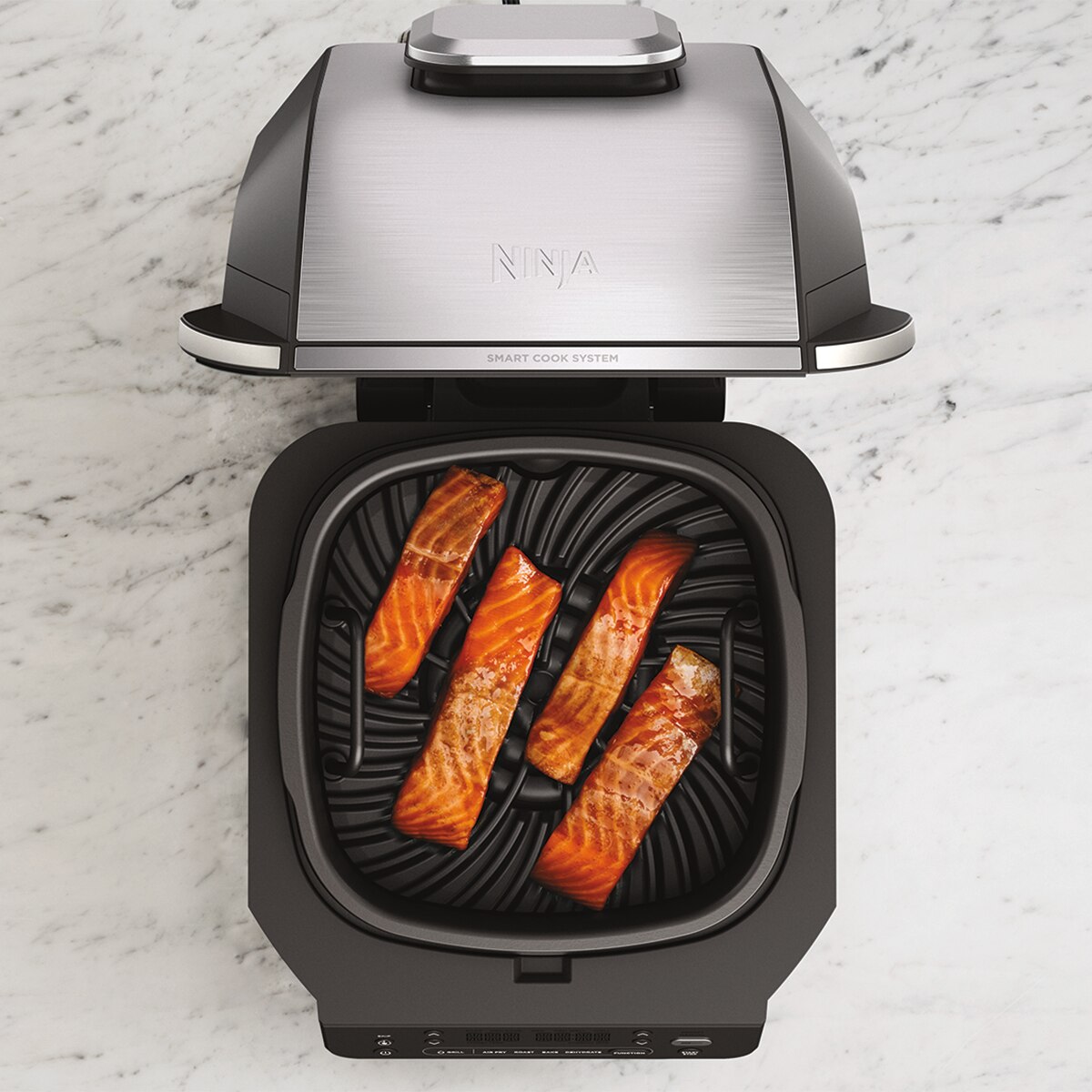 Freidora aire con parrilla/grill de interior 5 en 1 Ninja Foodi EG351EU - Plateado Plateado-13