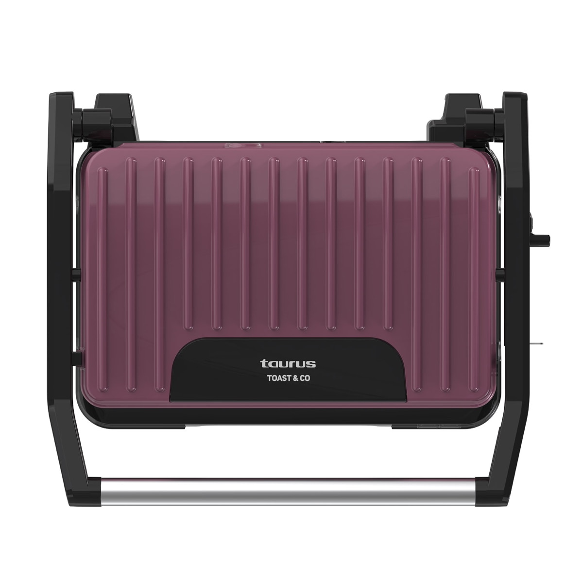 Grill Taurus Toast&Co apertura 180º Granate / Negro-2