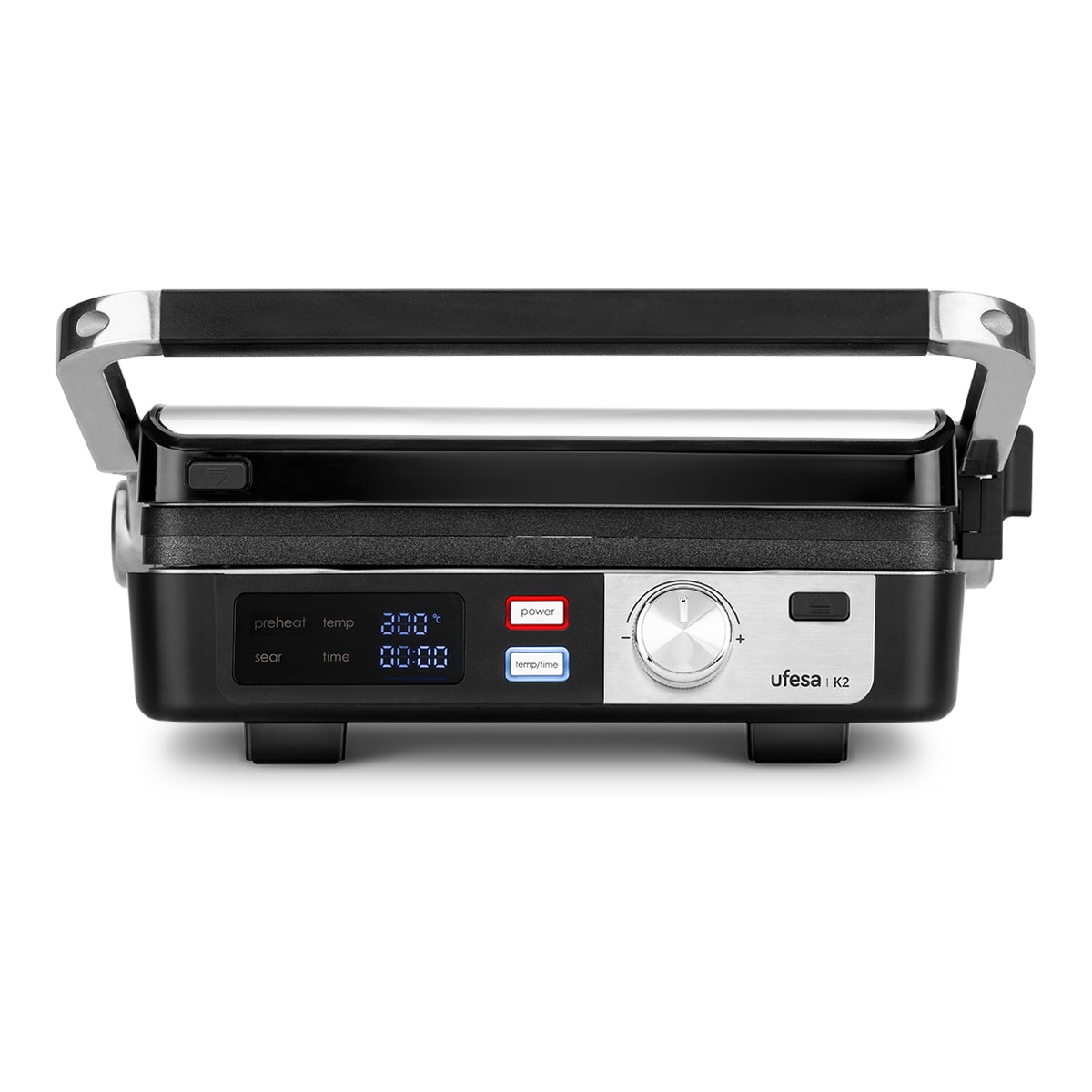 Grill Ufesa K2 con placas desmontables Negro-5