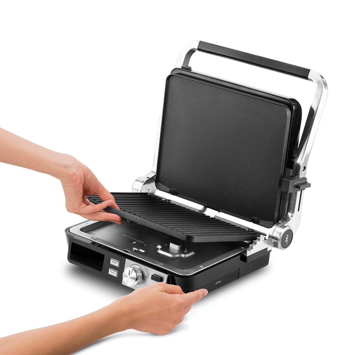 Grill Ufesa K2 con placas desmontables Negro-6