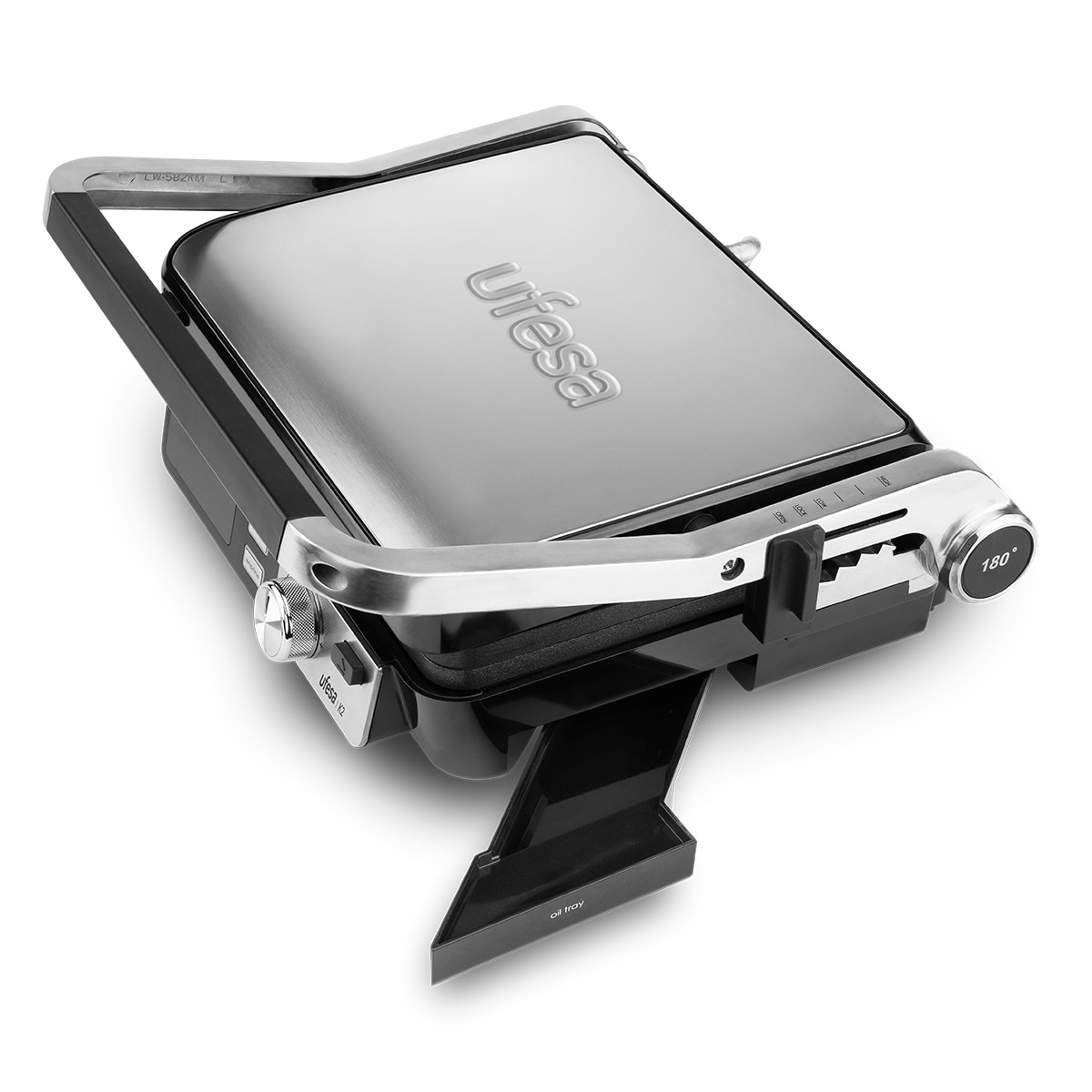 Grill Ufesa K2 con placas desmontables Negro-7